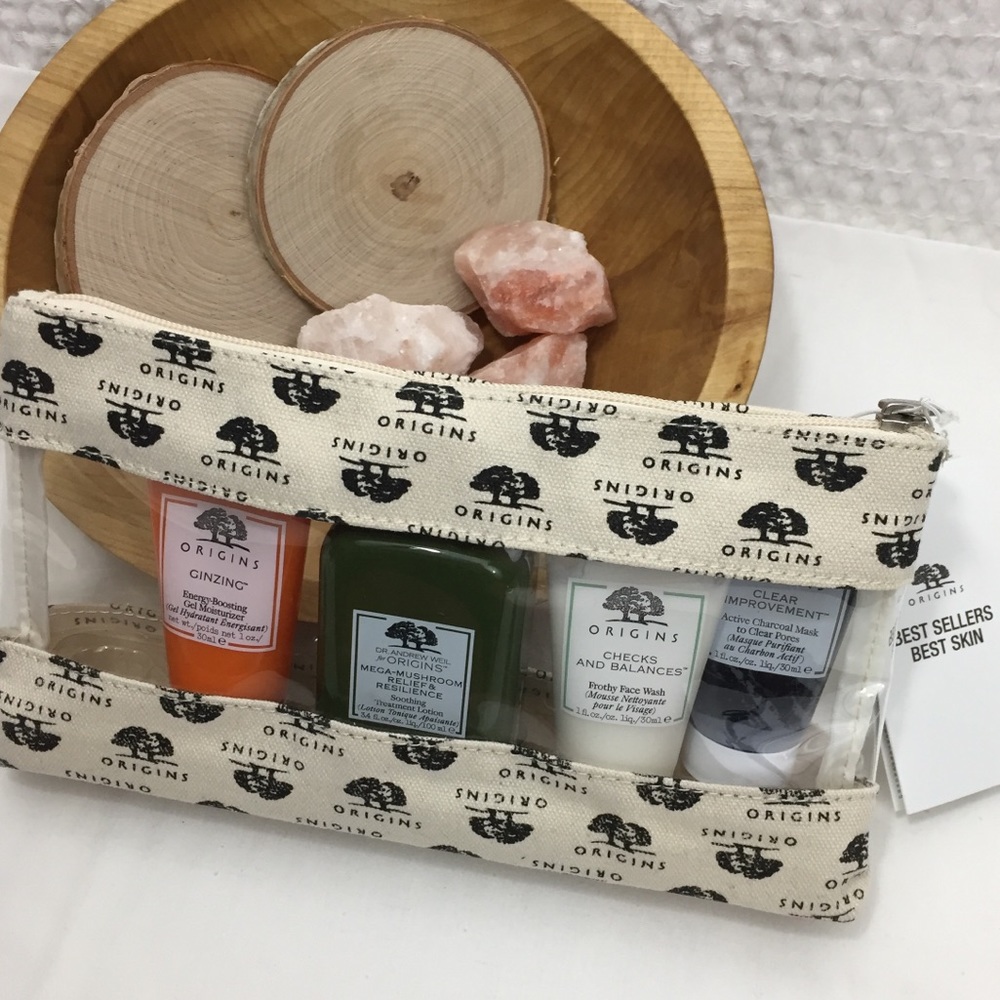🌳🌳ORIGINS Face Primer 5 pc Set with Bag - Picture 4 of 6
